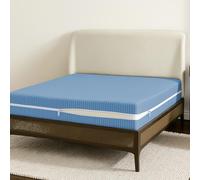 Satin Stripe Mattress Protector Zip Covers - Full Encasement with Double Side Zipper Anti-Bed Bug 30cm Deep Zipped Mattress Cover