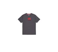Alpha Industries Satin Logo T Short Sleeve T-shirt Grey 2XL Men