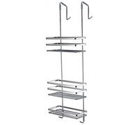 Satina Chrome Hanging Shower Cubicle Tidy Swedish Made 79cm by Norwood