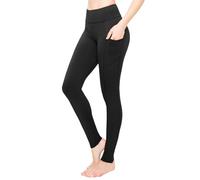 SATINA High Waisted Leggings for Women - Ladies Gym Leggings, Comfortable Women's Leggings for All Day Wear Black