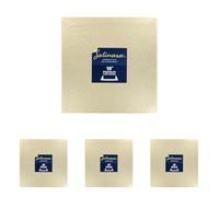 Satinara Cake Board | Gold | 10" Cake Drum, Pale Gold Foil Covered, 12mm Thick - 10 Inch Square, Single (Pack of 4)