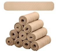 SATINIOR 10 Pcs Cotton Bra Liners Boob Pads 3 Layer Bra Sweat Liners for Sweat Absorption Supplies(XX-Large,Khaki)