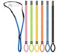 SATINIOR 12 Pack Dental Loupes Strap Glasses Holder Colorful Eyewear Retainer Adjustable Eyewear Lanyard Sunglasses Strap Cord Around Neck for Dental Professionals Assistant Student Tooth Lover Gift