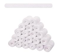 SATINIOR 20 Pcs Bra Liners for Sweat 3 Layer Washable Rectangle Cotton Under Breasts Pads for Women Absorb Sweating(White,XXL Size)