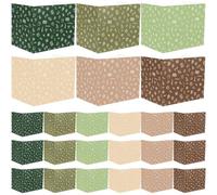 SATINIOR 24 Pcs Privacy Folders for Students, Desk Dividers for Classroom Testing, Student Privacy Boards Classroom Must Have, School Teacher Supplies(Stationery Style,Matcha Color)