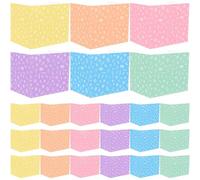 SATINIOR 24 Pcs Privacy Folders for Students, Desk Dividers for Classroom Testing, Student Privacy Boards Classroom Must Have, School Teacher Supplies (Stationery Style,Macaron Color)
