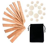 SATINIOR 27 Pieces Clarinet Instrument Accessories with 10 Pcs Clarinet Cork Replacement and 17 Pcs Clarinet Pads Woodwind Instrument Pads