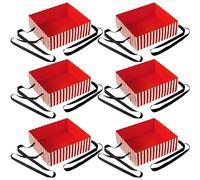SATINIOR Red Snack Trays with Strap Movie Snack Trays and Beverage Carrier 20's Theme Costume Accessory Prop for Women Carnival Halloween Costume Movie Supplies