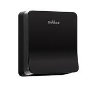 Satino HYGINITY Paper Towel Dispenser for Z Fold & W Fold Paper Towels - Made in Germany - Towel Dispenser for PT2 & H2 Towel Paper with Level Indicator - Commercial & Industrial - Black