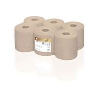 Satino PureSoft Paper Hand Towels 2-Ply - 6 x Large Rolls Centre Feed with 150 m for Extra Long Service Intervals - Soft, Environmentally Friendly and Sustainable Made from Recycled Cardboard