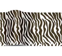 SatinWrap Luxury Printed Tissue Wrapping Paper Zebra 5 Sheet