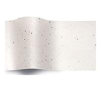 SatinWrap Luxury Tissue Wrapping Paper White Diamond Gemstone Sparkle 5 sheets