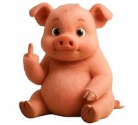 Satirical Animal Plush Dolls with Provocative Poses, Ideal for Office Desk Decor and Humorous Gag Gifts