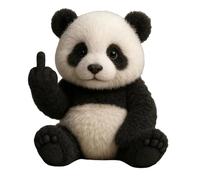 Satirical Animal Plush Dolls with Provocative Poses, Ideal for Office Desk Decor and Humorous Gag Gifts