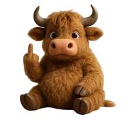 Satirical Animal Plush Dolls with Provocative Poses, Ideal for Office Desk Decor and Humorous Gag Gifts