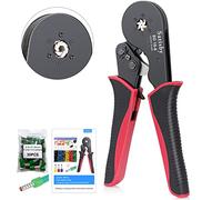 Satisby Hexagonal Ferrule Crimper,16mm² Ferrule Crimp 0.08-16mm²/AWG28-5