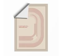 Satisfaction Minimalist Unframed Wall Art Print A4 (29.7×21cm), Wall Decor for Living Room, Bedroom, Office & Home, Art Gift