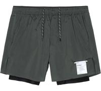Satisfy - Men's running shorts - CoffeeThermal 8" Shorts Raven for Men - Size L - Grey Grey