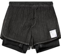 Satisfy - Men's ultralight running shorts - Rippy 3" Trail Shorts Aged Black for Men - Size L Black