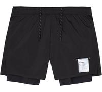 Satisfy - Running shorts - Techsilk 8 Short Black for Men - Size L Black