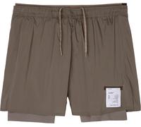 Satisfy - Running shorts - Techsilk 8 Shorts Falcon for Men - Size M - Brown Brown M