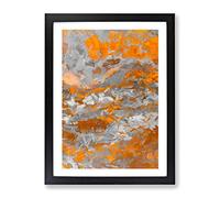 Satisfy The Feeling Abstract Framed Print | A2 Black Framed Wall Art | Ready to Hang | Abstract Fantasy Picture | Living Room Bedroom Lounge Office