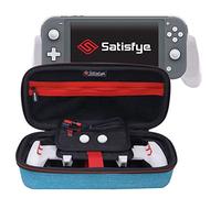 Satisfye - New Lite Elite Bundle, Turquoise, Accessories Compatible with Nintendo Switch Lite - Bundle includes: Grip, Elite Case, Low Profile A-C USB Cable
