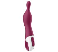 SATISFYER A-MAZING 1 A-SPOT VIBRATOR - BERRY