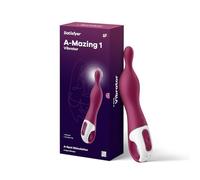 SATISFYER A-MAZING 1 A-SPOT VIBRATOR - BERRY