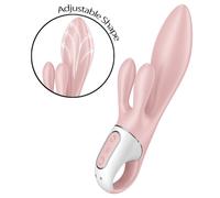 Satisfyer Air Pump Bunny 3 - Inflatable Vibrator (Pink)