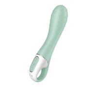 Satisfyer Air Pump Vibrator 3 | 7.9 inch (20 cm) | G-spot Stimulation | Inflatable tip for More Intense Stimulation | 12 Vibration Programs | Rechargeable | Waterproof (IPX7) | Skin-Friendly Silicone