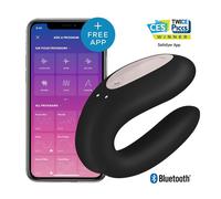 Satisfyer App Enabled Double Joy - Black