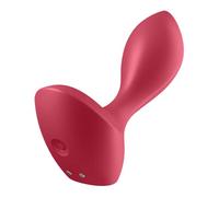 Satisfyer Backdoor Lover Anal-Vibrator | Butt-Plug with Body-Safe Silicone | Waterproof (IPX7) | Rechargeable USB Adult Sex Toy | 12 Vibration Modes | For Men and Women | Colour: Red