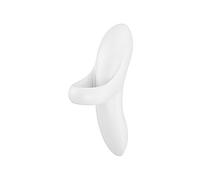 Satisfyer Bold Lover Finger Vibrator | Body-Safe Silicone | Versatile Vibrating Massager for Women Pleasure | USB Rechargeable | Adult Sex Toy | Colour: White