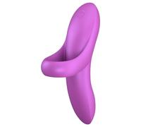 Satisfyer Bold Lover - Rechargeable, Waterproof Finger Vibrator (Pink)