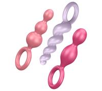 Satisfyer Booty Call - anal plug set - coloured (3-piece)