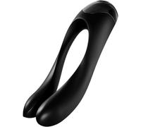 Satisfyer Candy Cane Black. Satisfyer Candy Cane Finger Vibrator Black