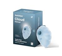 Satisfyer Cloud Dancer | 9cm | Air Pulse Technology | Clitoral Stimulation | 2 Separately Controllable Motors | 11 Pressure Wave Patterns | 12 Vibration Programs | Waterproof (IPX7), colour:light blue