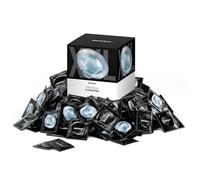 Satisfyer Condoms Men XXL | Skin-Friendly & odourless | 100 Pieces | 63 mm | Natural feel, thin, with moistened surface | With reservoir | Tested and reliable | Erotic | 63 mm | Skin-friendly &