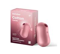 Satisfyer ‘Cotton Candy’, 8.5 cm, air Pulse and Vibrations, Playful Design, Colour:Pink