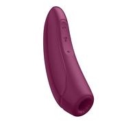 Satisfyer Curvy 1+ Air Pulse Stimulator + Vibration - Rose Red