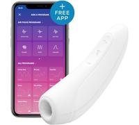 Satisfyer Curvy 1+ App Controlled Clitoral Suction Stimulator White