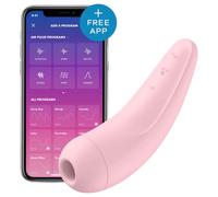 Satisfyer Curvy 2+ - App-controlled air-pulse clitoral stimulator (pink)