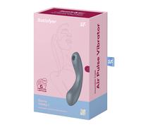 Satisfyer Curvy Trinity 1 Blue Grey Sex Toy Clitoral Vibrator Rechargeable