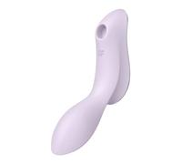Satisfyer Curvy Trinity 2 Clitoral Stimulator | Air-Pulse and Vibrations | Ergonomic Rounded Body | USB Rechargeable | IPX7 Waterproof
