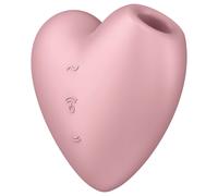 Satisfyer Cutie Heart - rechargeable air-pulse clitoral vibrator (pink)