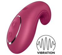 Satisfyer Dipping Delight - Rechargeable Clitoral Vibrator (Red)