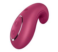 Satisfyer, Vibrator, Lay-on Vibrator, 'Dipping Delight', 2 Motors, Made of Silicone, Colour:Bordeaux
