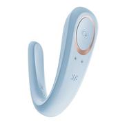 Satisfyer Double Classic | Couple Vibrator | Rechargeable & Waterproof IPX7 | Design Award Winner | 10 Vibration Programs | Silicone Vibrator for Couples