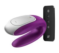 Satisfyer Double Fun - Smart Couple's Vibrator (Purple)